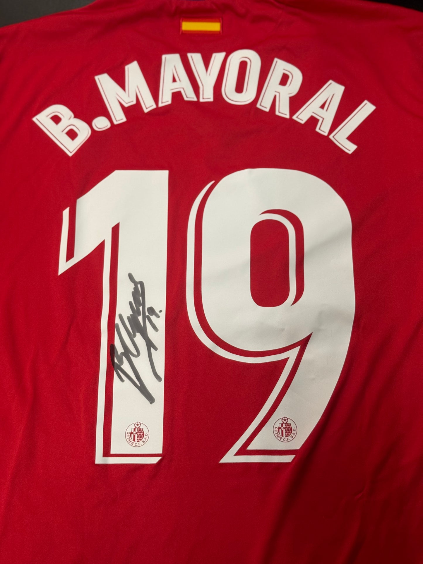 Borja Mayoral Match-Issued Getafe CF Jersey vs RC Celta – Certified by MatchWornShirt