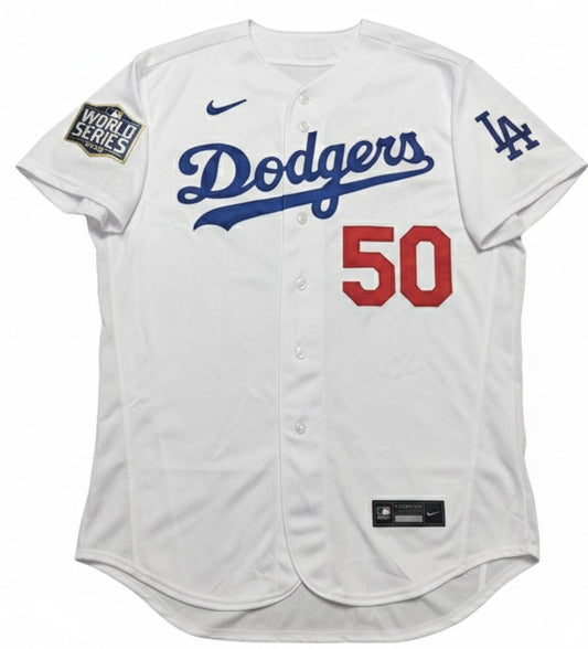Mookie Betts Signed & Inscribed 2020 Dodgers World Series Jersey – LE #1 of 10