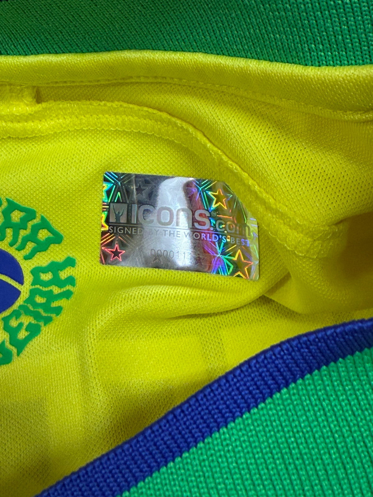 Casemiro Back Signed Brazil Home Shirt