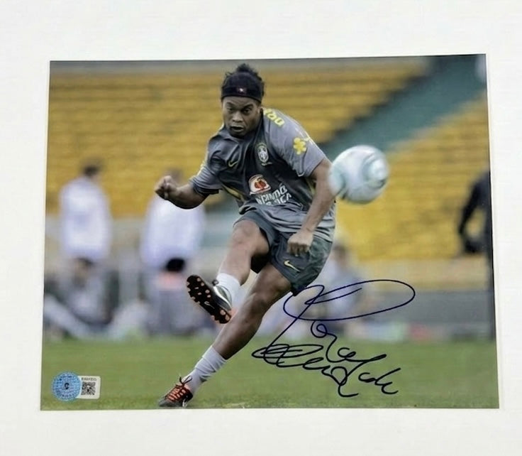 Ronaldinho Signed 11x14 Photo