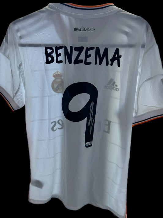 Karim Benzema Signed Real Madrid Jersey – 2013/14 Player Issue Kit