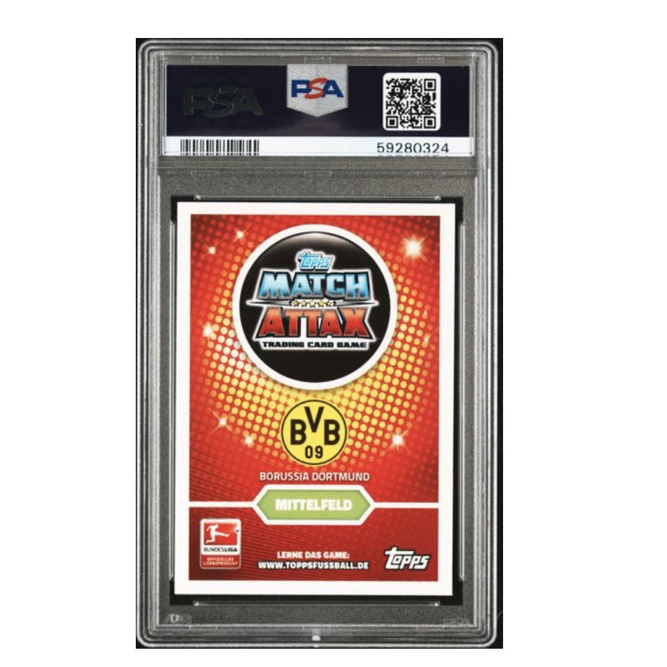 2016 Topps Match Attax German Bundesliga #604 Christian Pulisic PSA 9