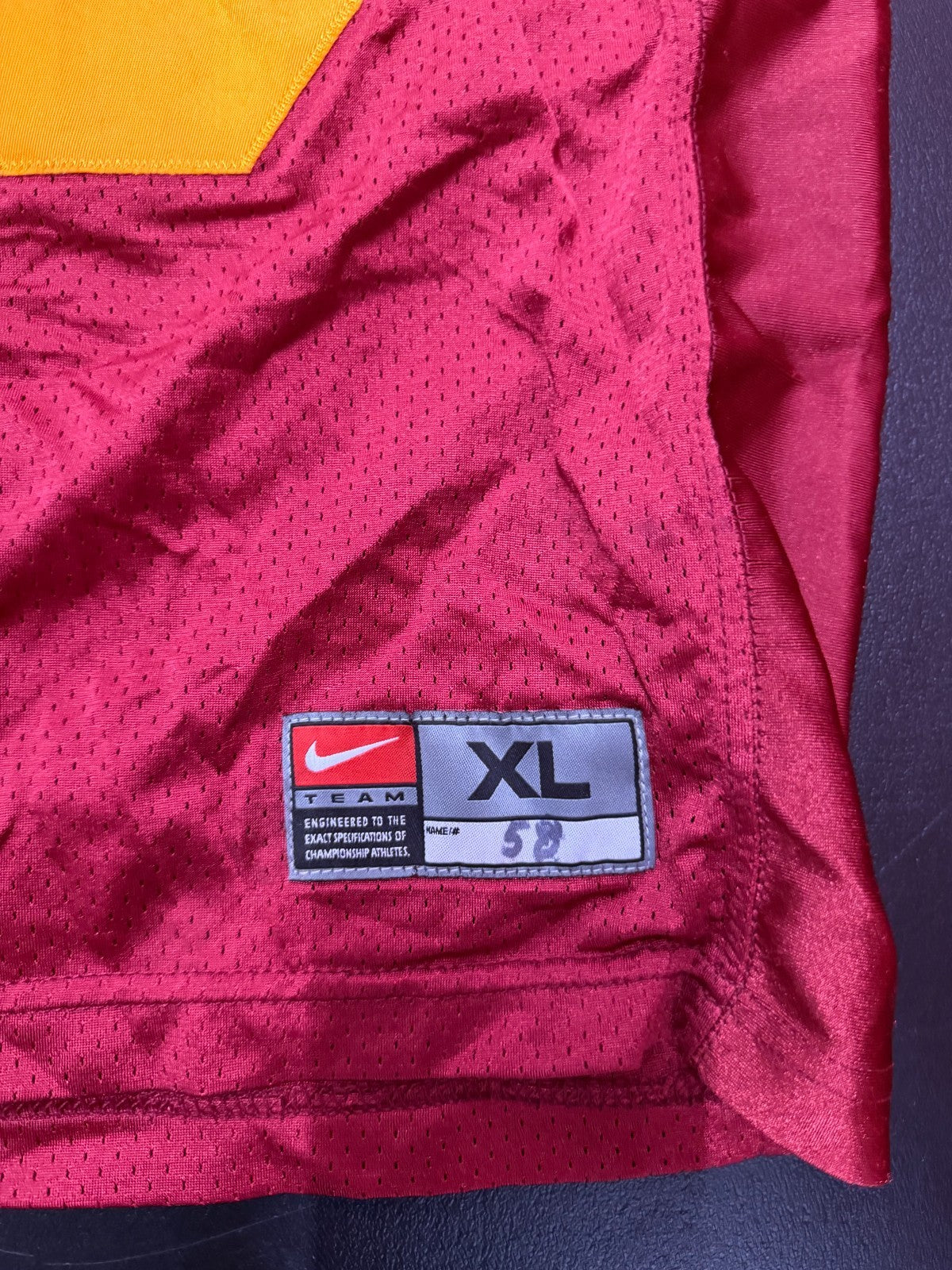 Rey Maualuga Signed & Worn USC Trojans Practice Jersey #58