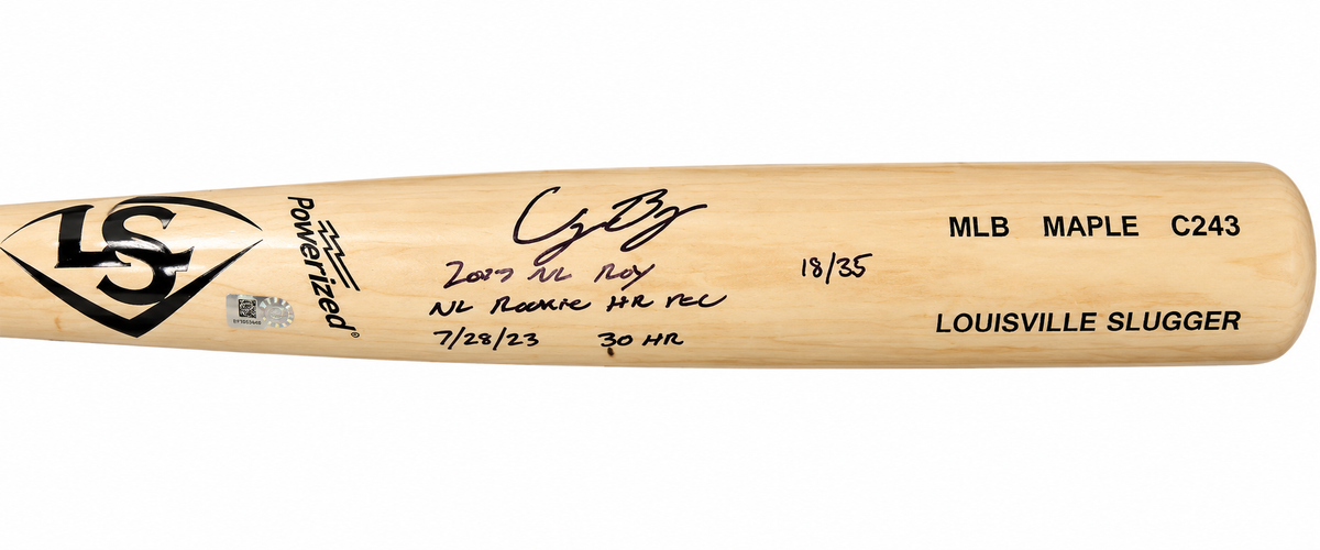 Cody Bellinger Signed and Inscribed Limited Edition Bat w/ 6 Inscriptions