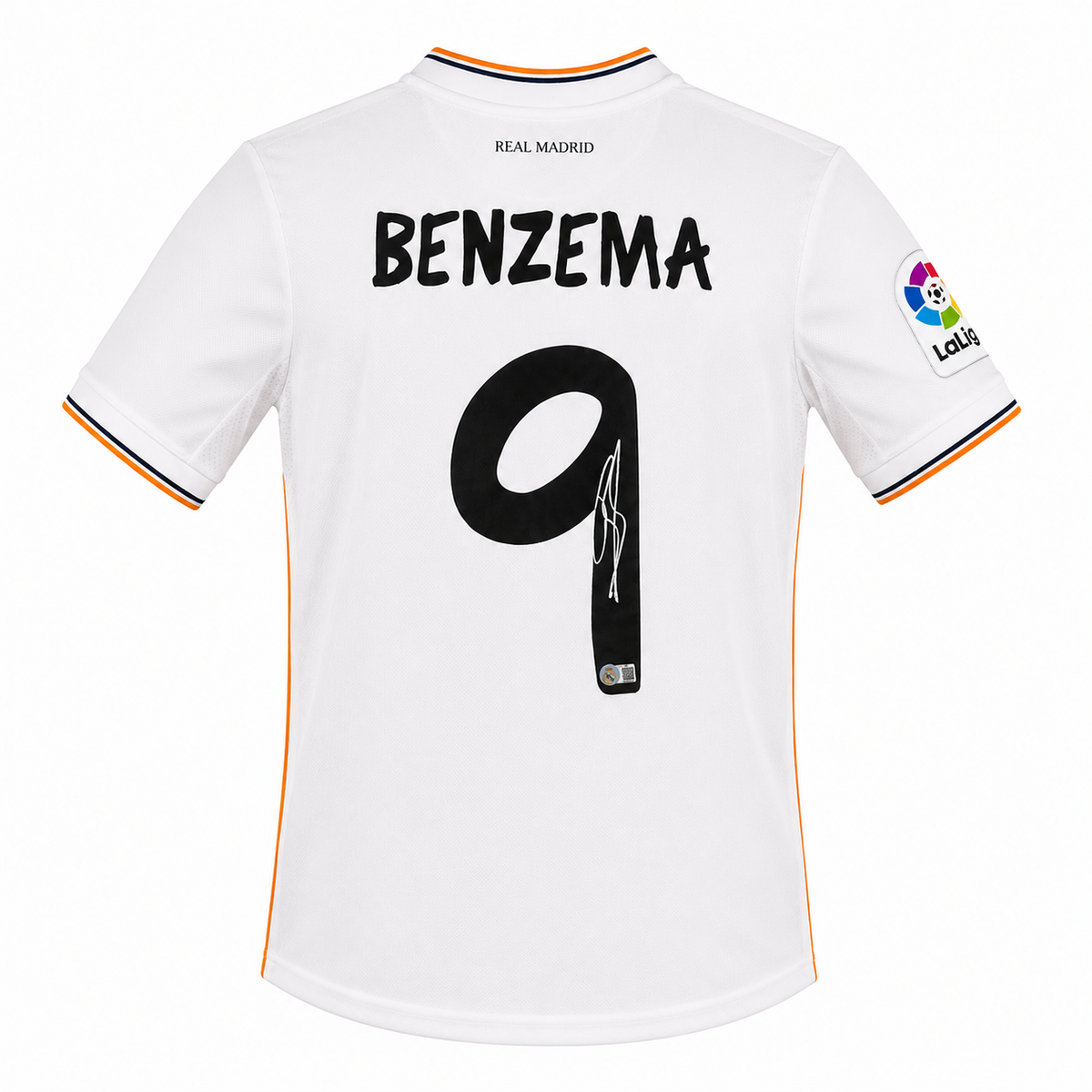 Karim Benzema Signed 2013/14 Real Madrid Player Issue Jersey