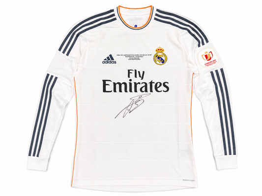 Gareth Bale Signed 2013/14 Copa Del Rey Final Real Madrid Player Issue Kit