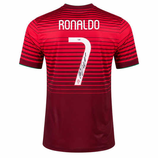 Cristiano Ronaldo Signed 2014 Portugal Jersey - PSA Witnessed