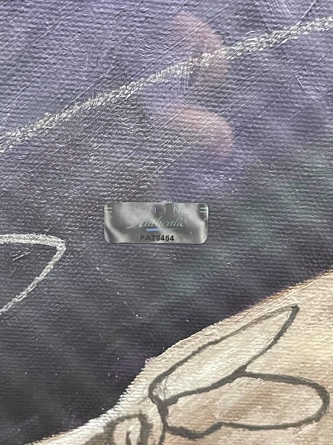 Kobe Bryant Signed 1-of-1 Original Custom Painting