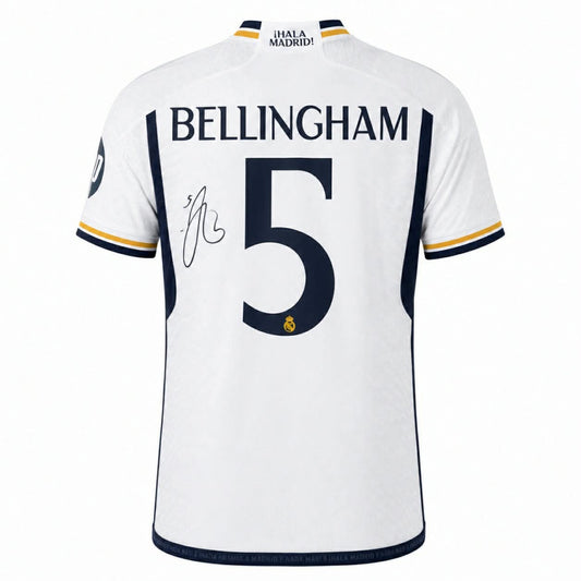 Jude Bellingham Signed Real Madrid Jersey – 2023/24 Player Issue Kit