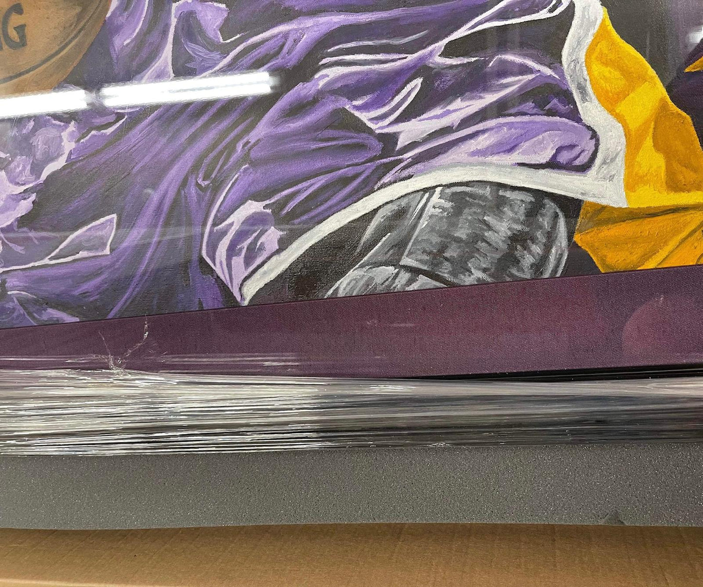 Kobe Bryant Signed 1-of-1 Original Custom Painting