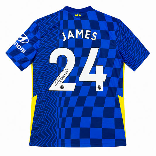 Reece James Signed Chelsea FC Home Jersey – 2021/22 Season