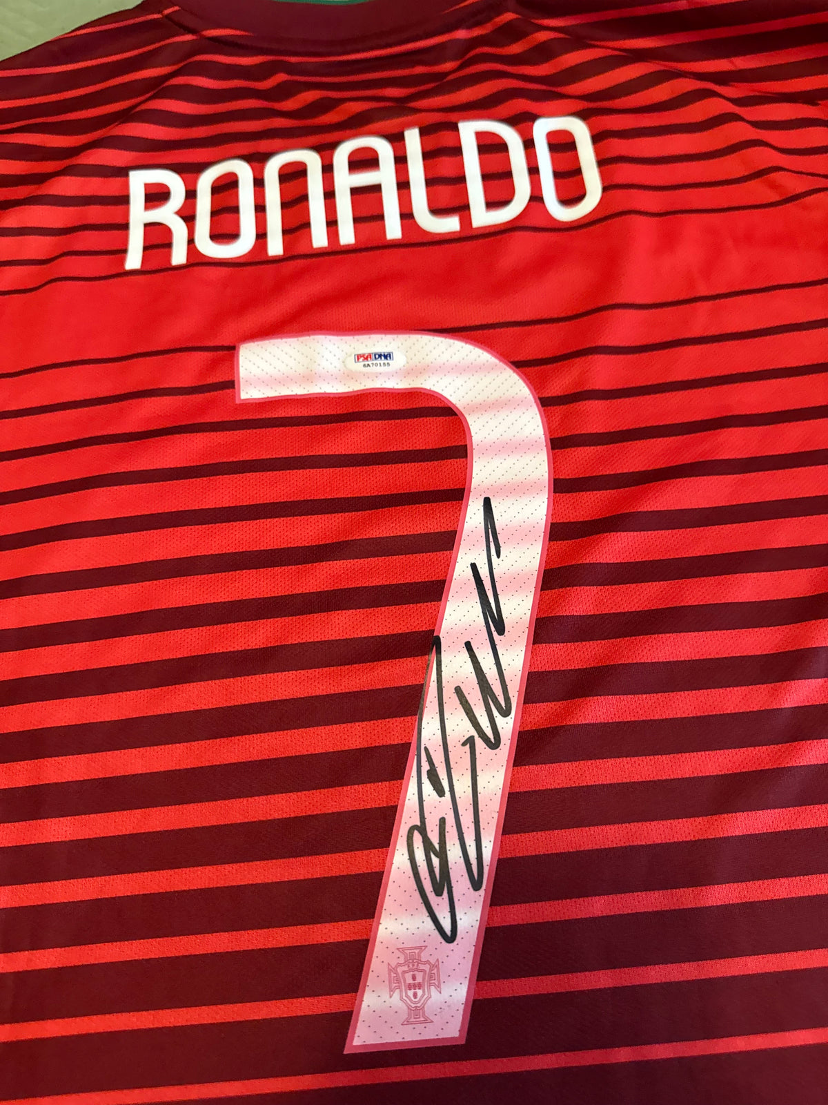 Cristiano Ronaldo Signed 2014 Portugal Jersey - PSA Witnessed