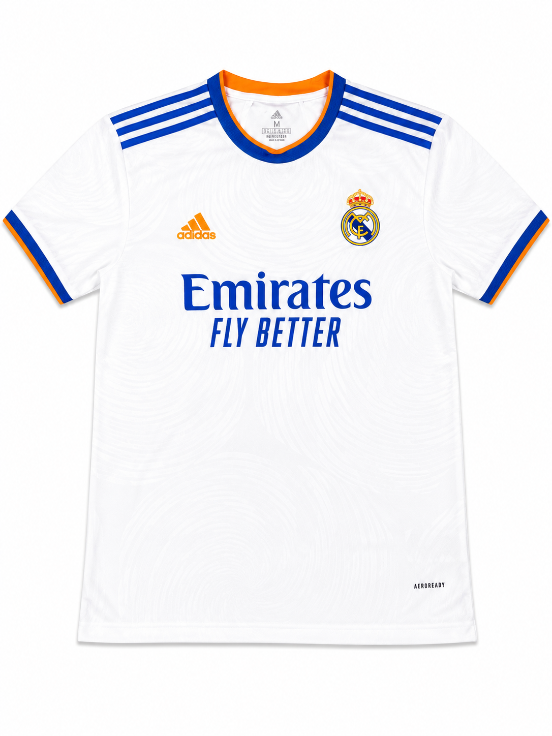 Eduardo Camavinga Signed 21/22 Real Madrid Jersey with "Hala Madrid" Inscription