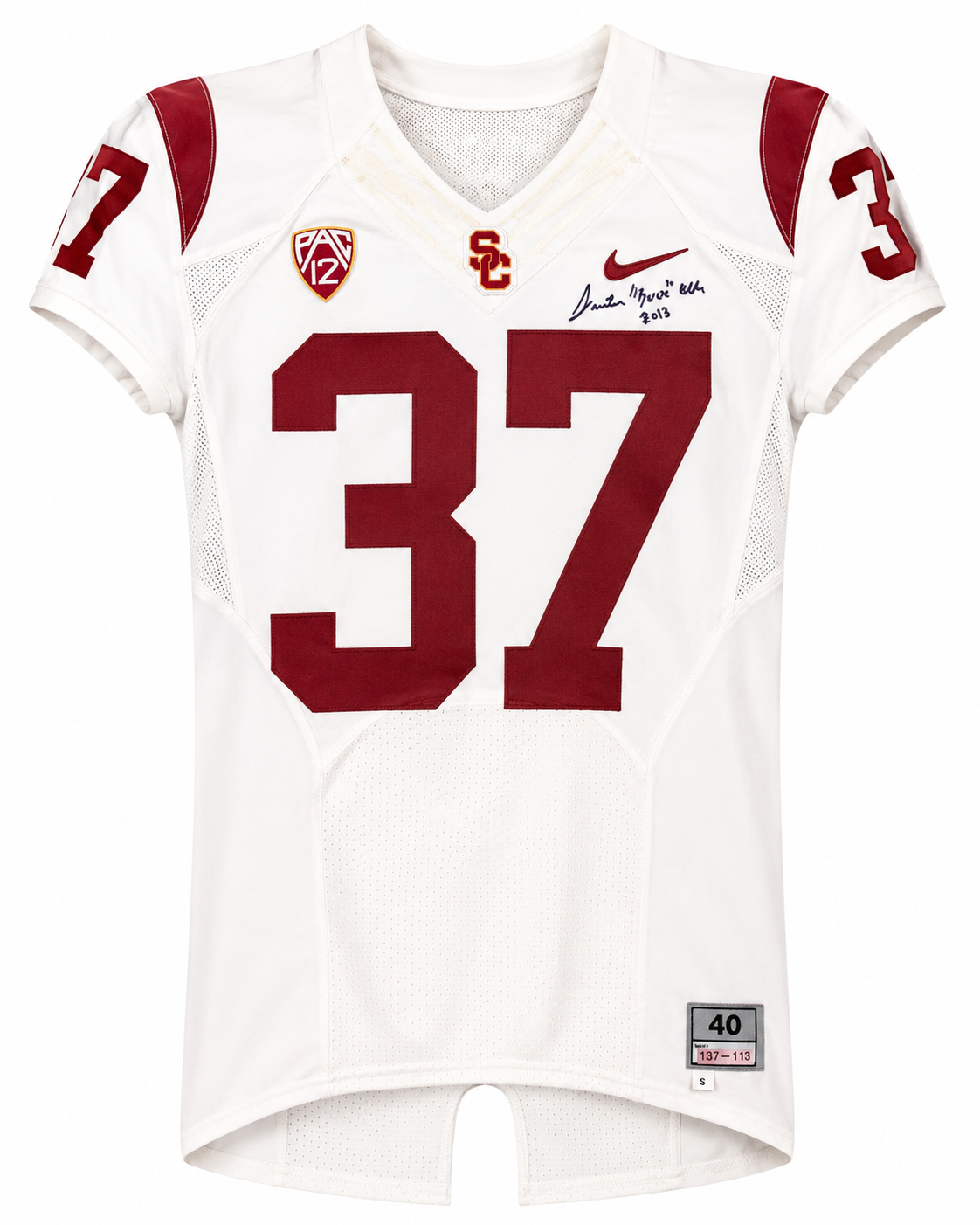 Buck Allen Signed Game Worn USC Trojans Football Jersey