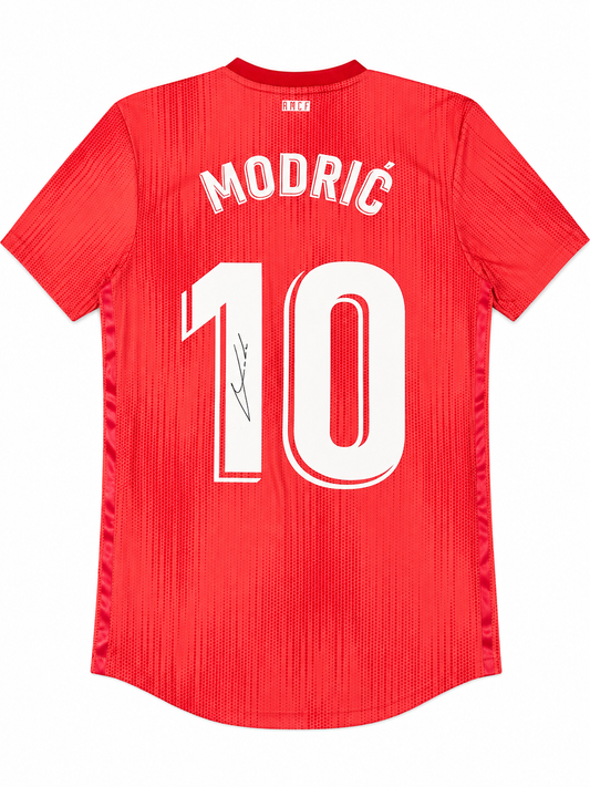 Luka Modric Match-Issued Signed Real Madrid 2018/19 Third Shirt w/ ICONS COA