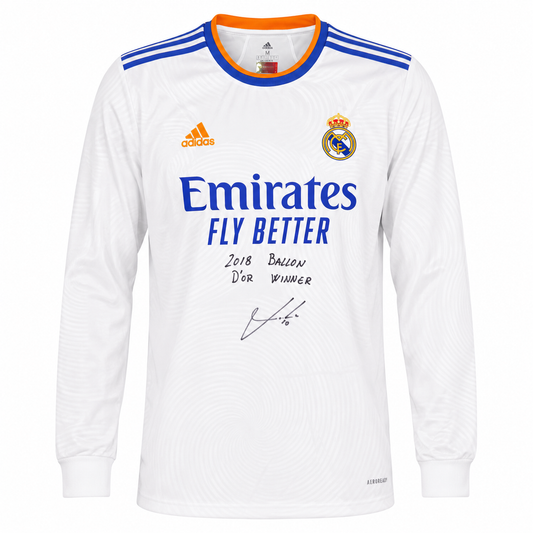 Luka Modrić Signed Real Madrid Jersey W/ “2018 Ballon d’Or Winner” Inscription