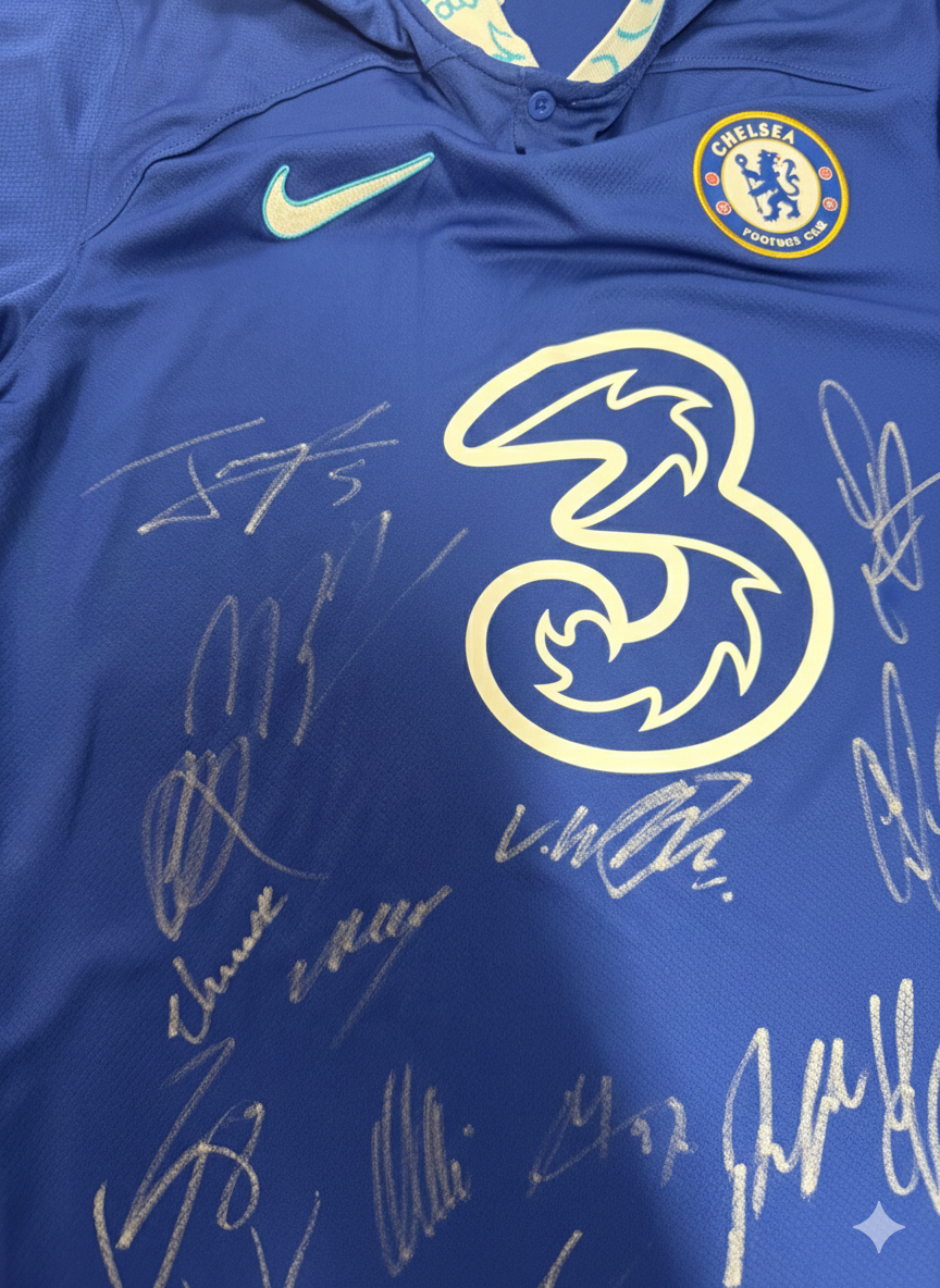 Chelsea FC Official Team-Signed 2022/23 with Club Certificate