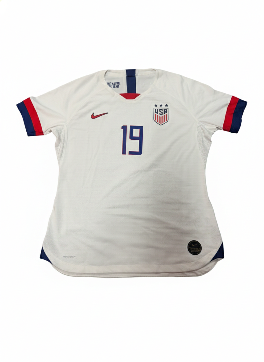 Alex Morgan & Megan Rapinoe Dual-Signed 2019 USA Women's World Cup Jersey – Limited Edition / Fanatics Authenticated
