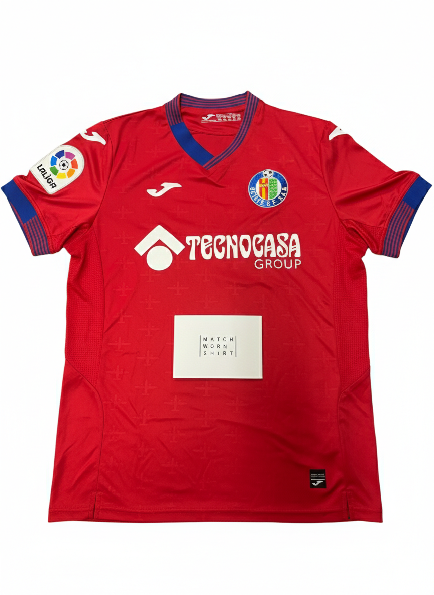 Borja Mayoral Match-Issued Getafe CF Jersey vs RC Celta – Certified by MatchWornShirt