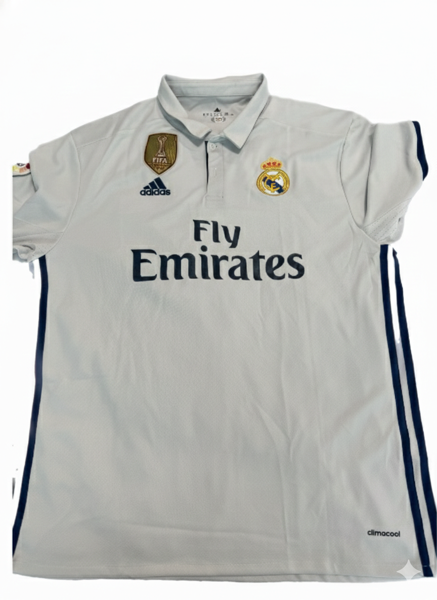 Sergio Ramos Signed Real Madrid 2016/17 Home Jersey