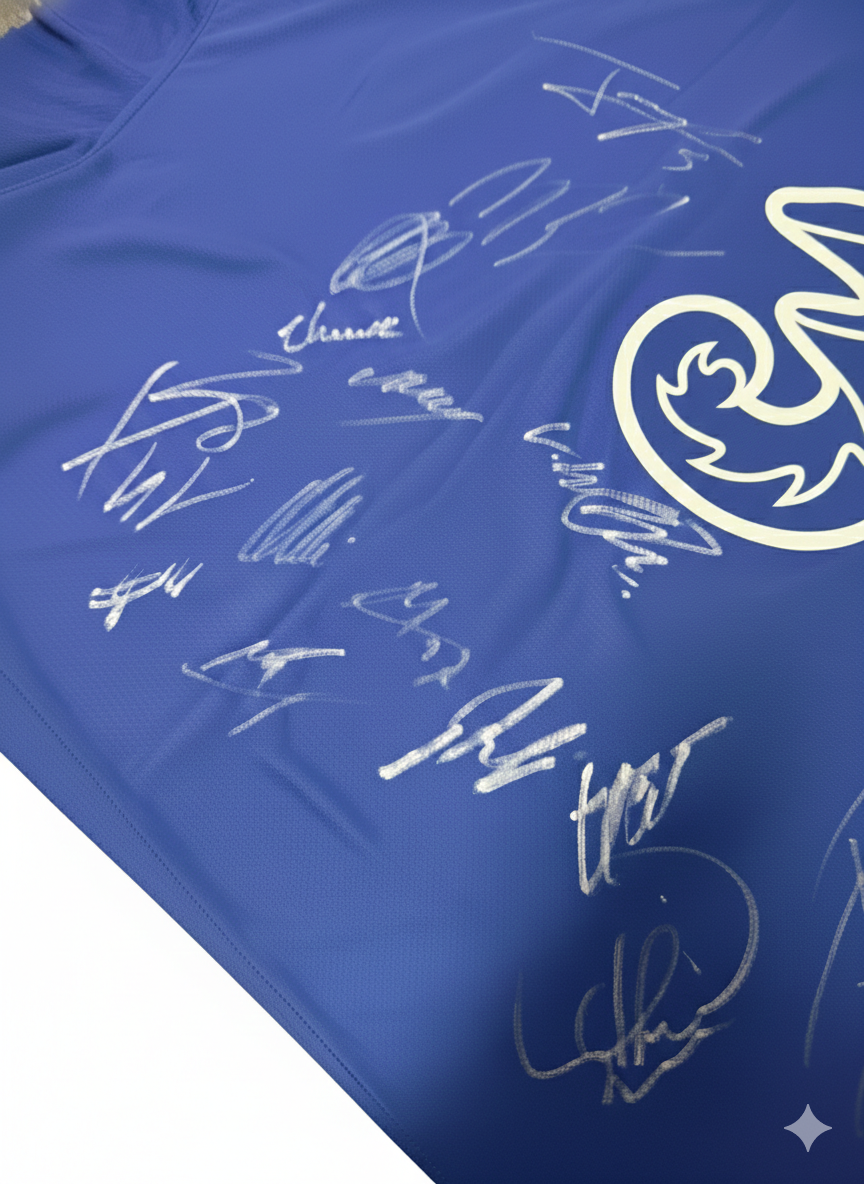 Chelsea FC Official Team-Signed 2022/23 with Club Certificate