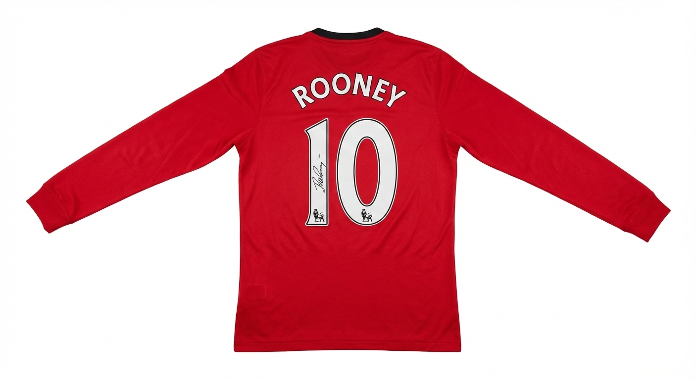 Wayne Rooney Signed Manchester United Long Sleeve Jersey – AIG Era