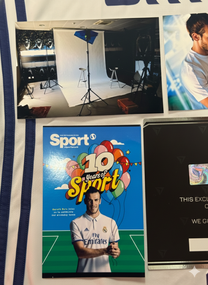 Gareth Bale Signed 2016/17 Real Madrid Jersey — Photo Shoot Worn