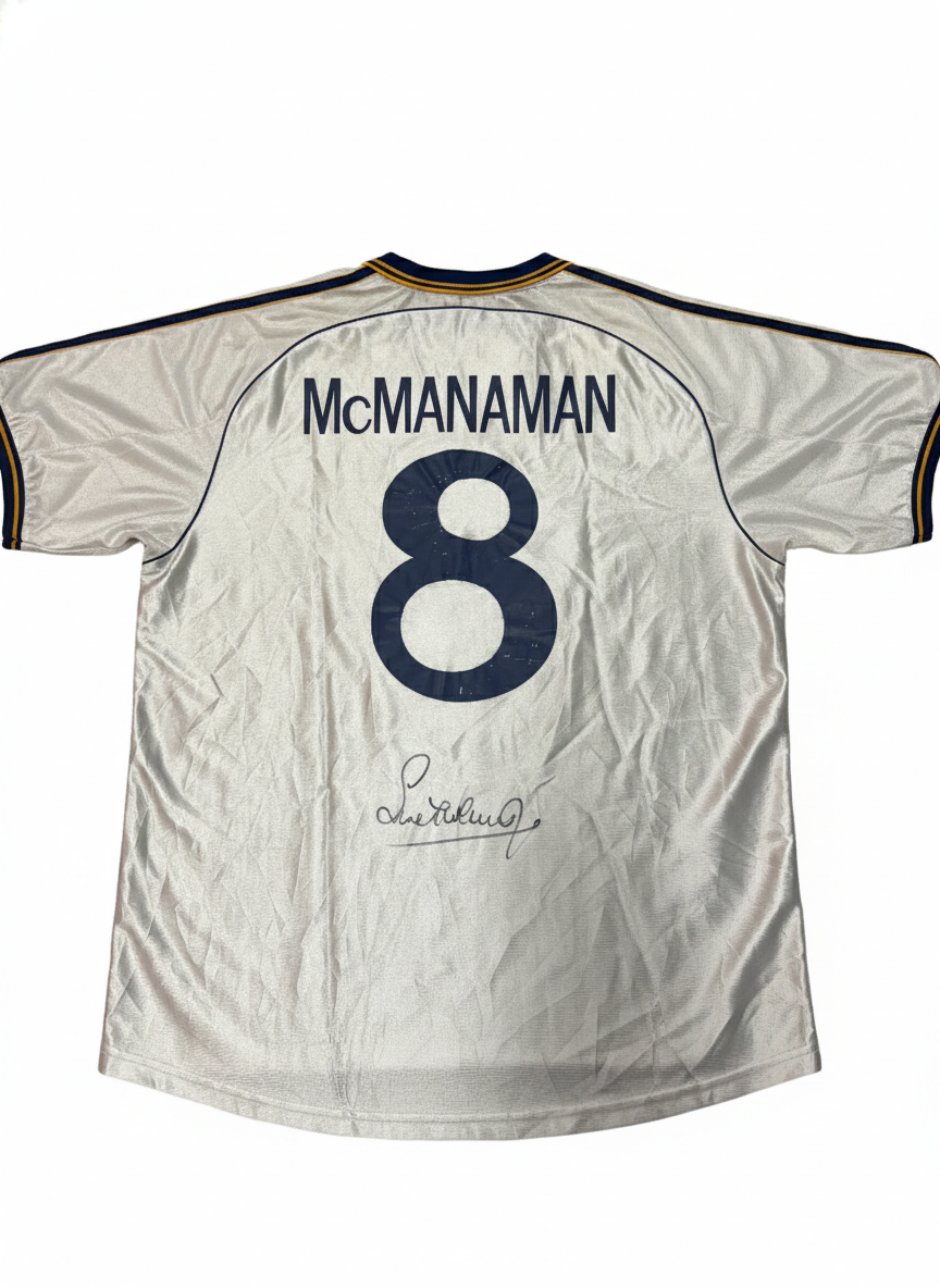 Steve McManaman Signed Real Madrid #8 Jersey