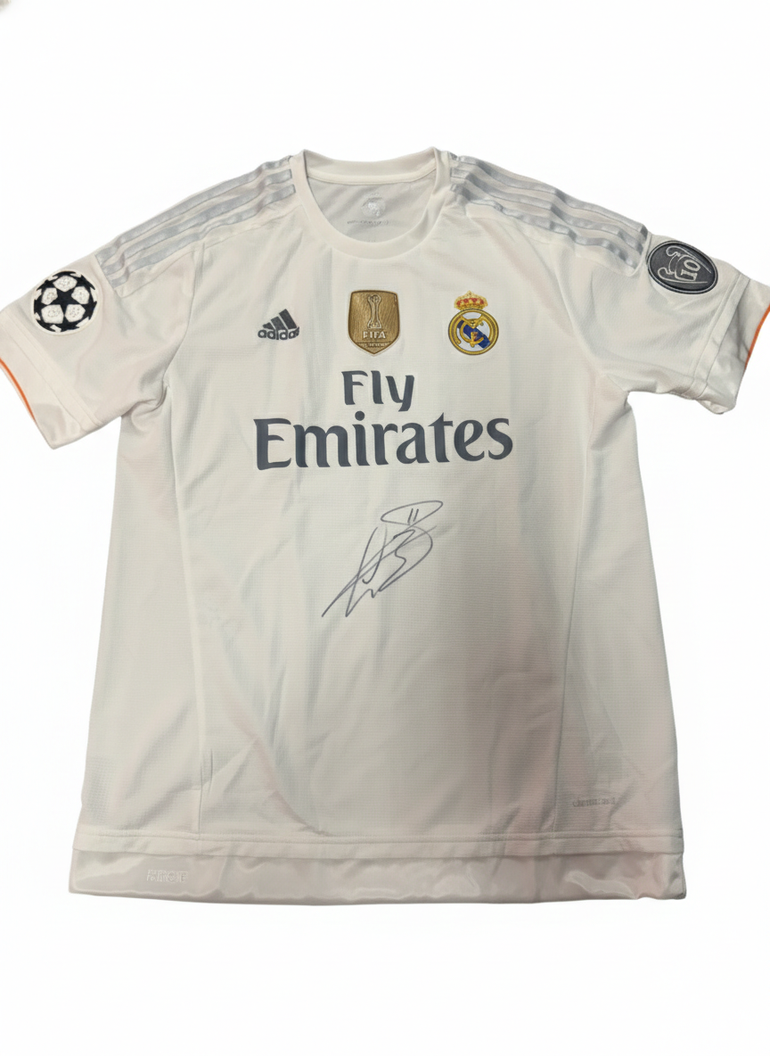 Gareth Bale Autographed 2015/16 Real Madrid Jersey