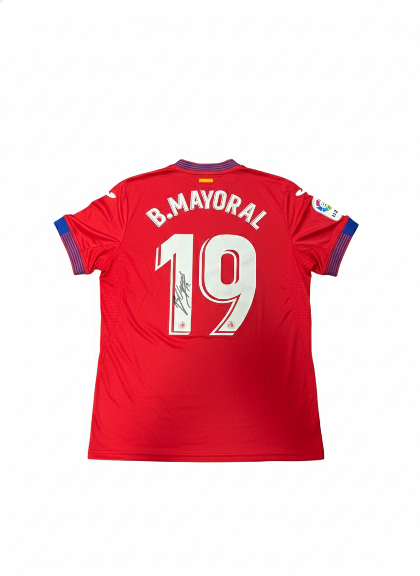 Borja Mayoral Match-Issued Getafe CF Jersey vs RC Celta – Certified by MatchWornShirt