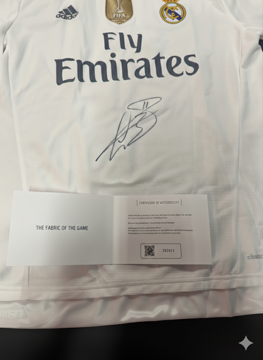 Gareth Bale Autographed 2015/16 Real Madrid Jersey