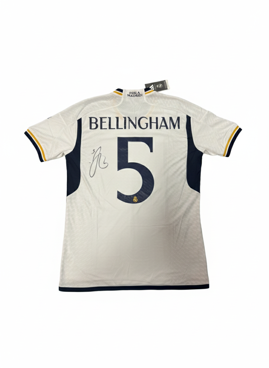 Jude Bellingham Signed Real Madrid Jersey – 2023/24 Player Issue Kit