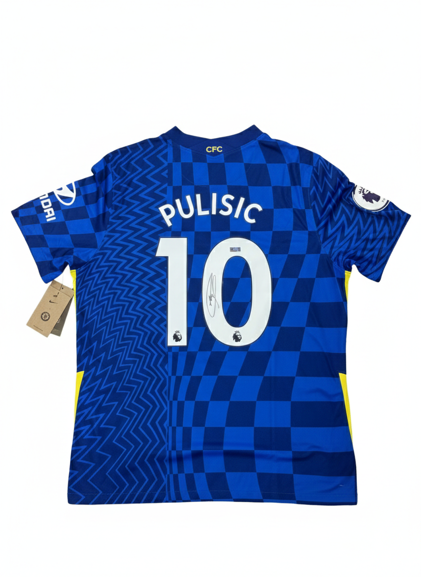 Christian Pulisic Autographed 2021/22 Chelsea Jersey – Panini Certified