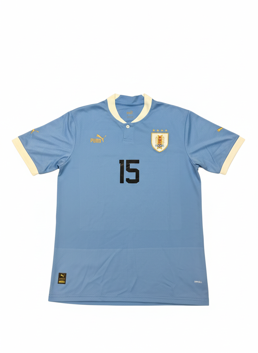 Federico Valverde Signed Uruguay National Team Jersey