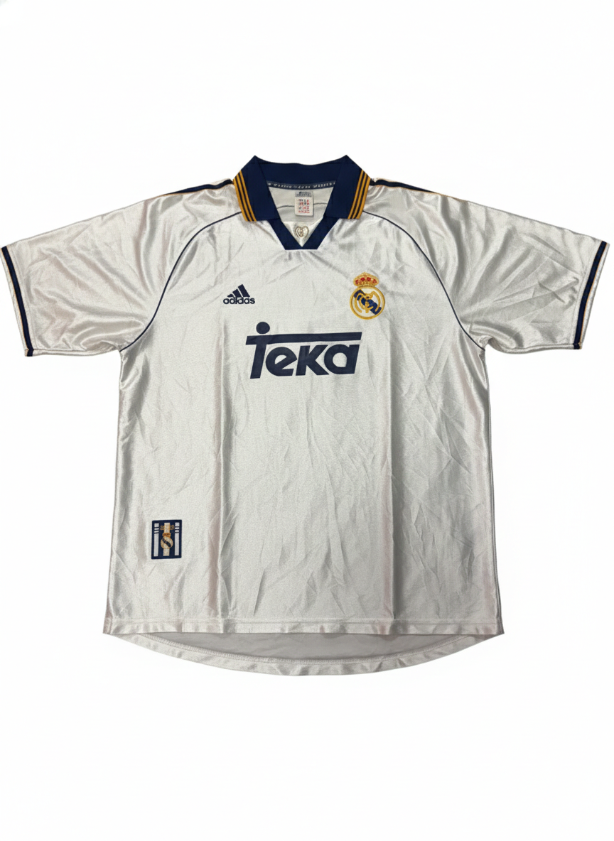 Steve McManaman Signed Real Madrid #8 Jersey