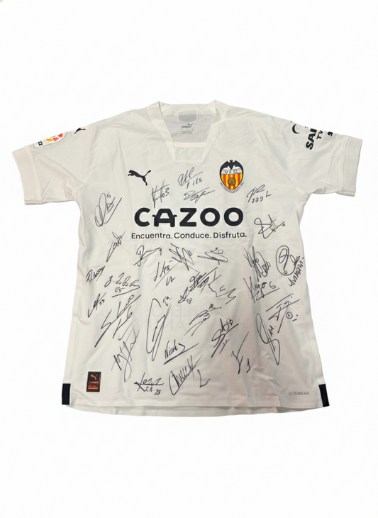 Valencia CF 2022/23 Squad Signed Jersey