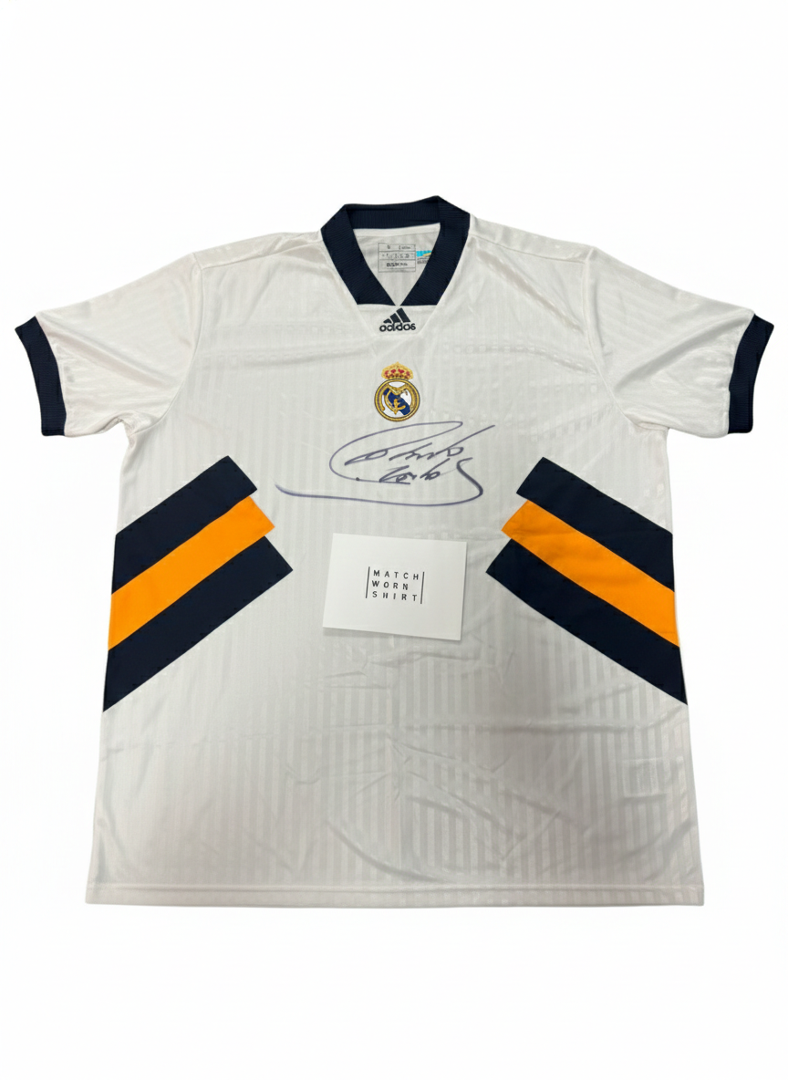 Roberto Carlos Signed Real Madrid Jersey