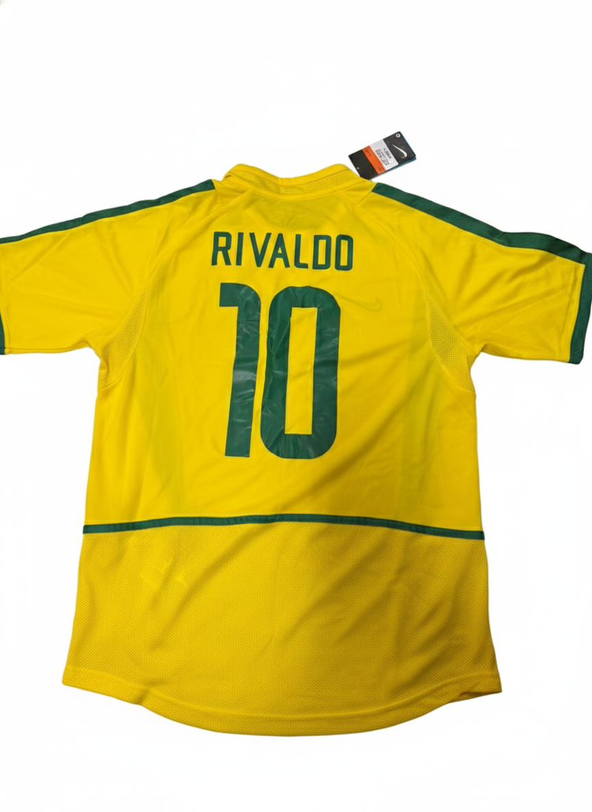 Rivaldo Signed Brazil National Team Jersey