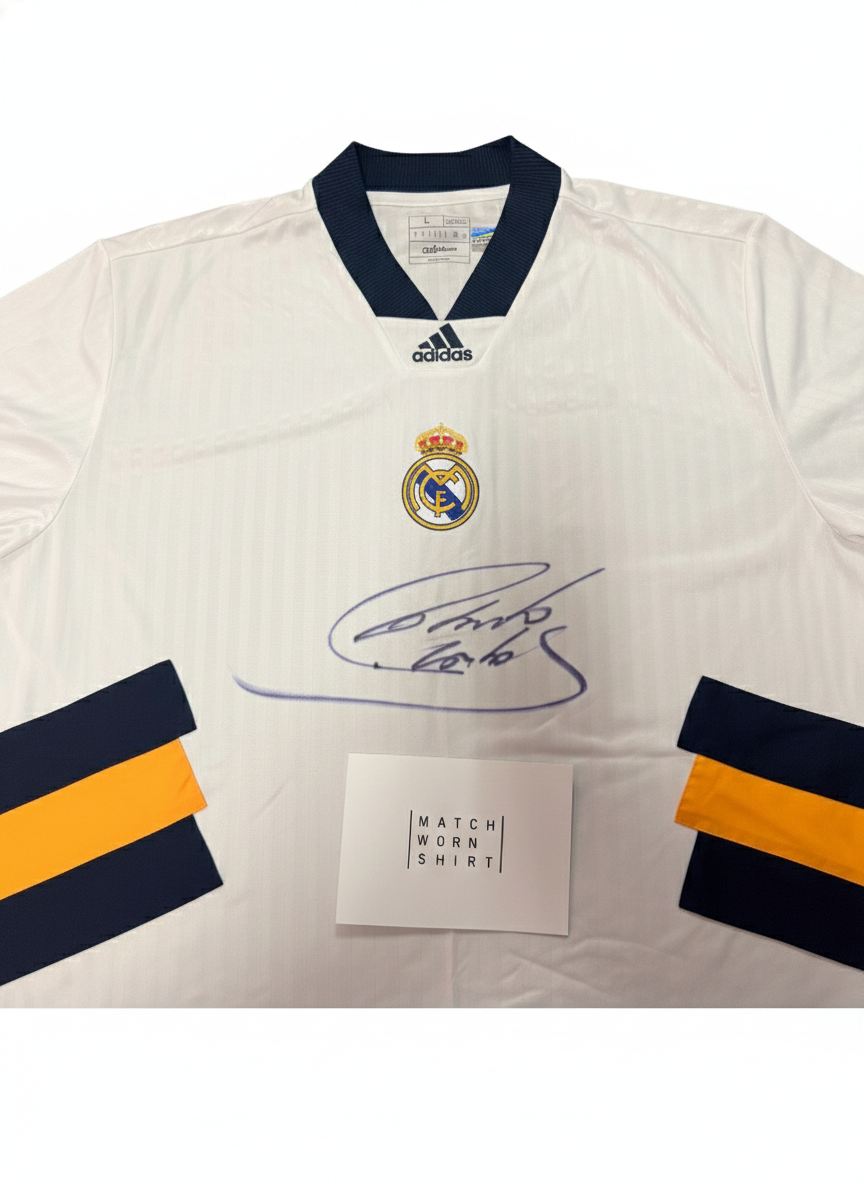 Roberto Carlos Signed Real Madrid Jersey