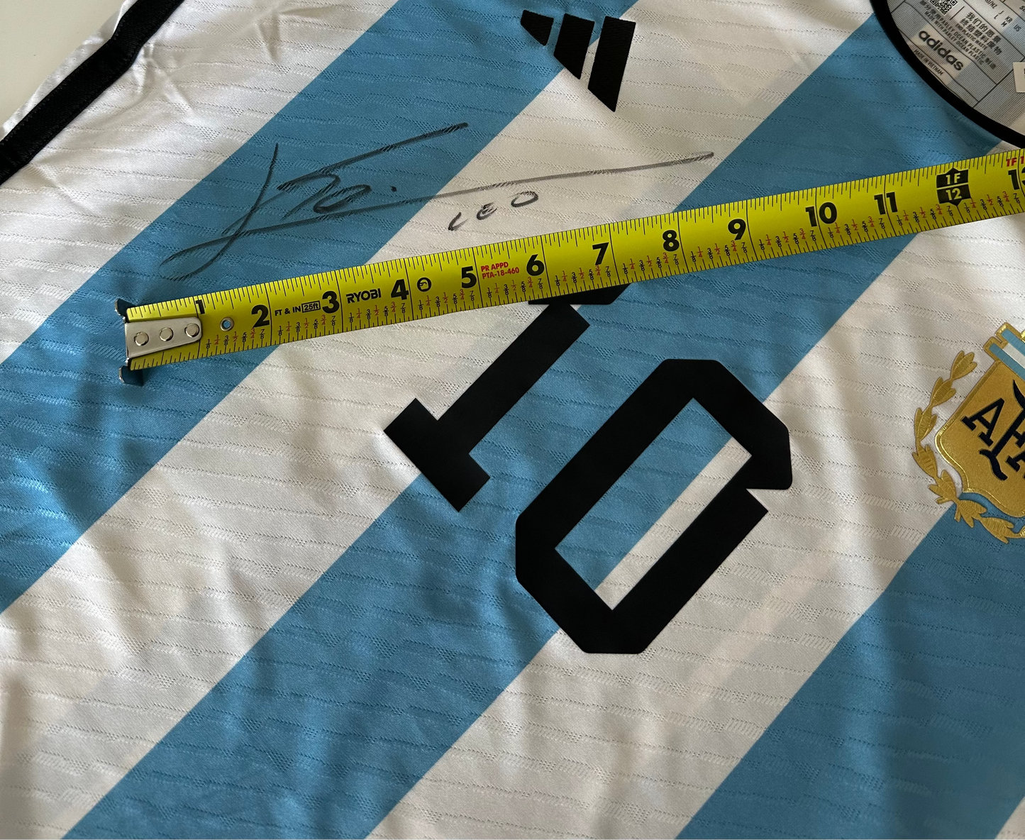 Lionel Messi Signed 2022  Player Issue Argentina Jersey