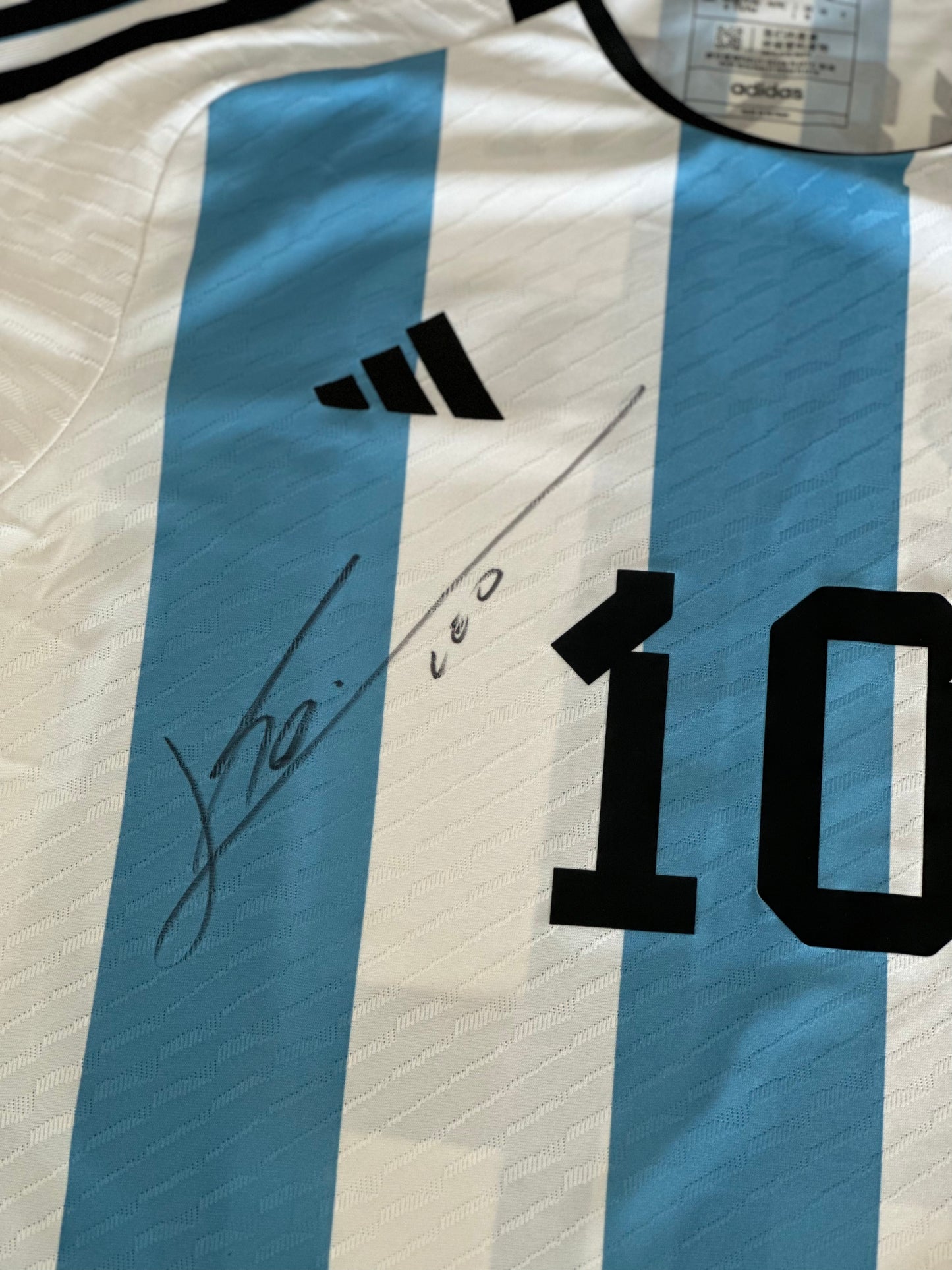 Lionel Messi Signed 2022  Player Issue Argentina Jersey
