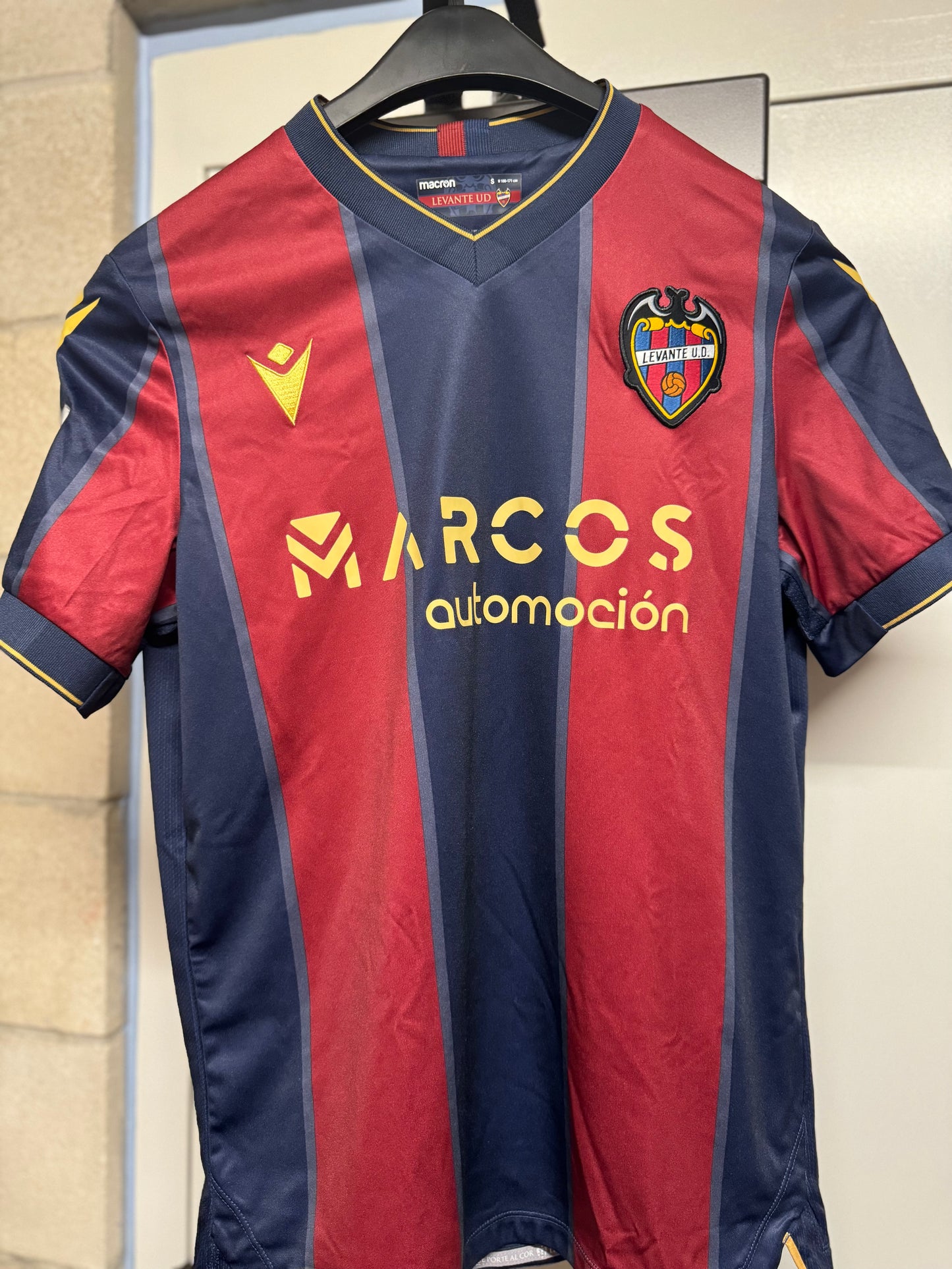 Jorge De Frutos Match-Worn & Signed Levante UD Jersey – Certified by MatchWornShirt