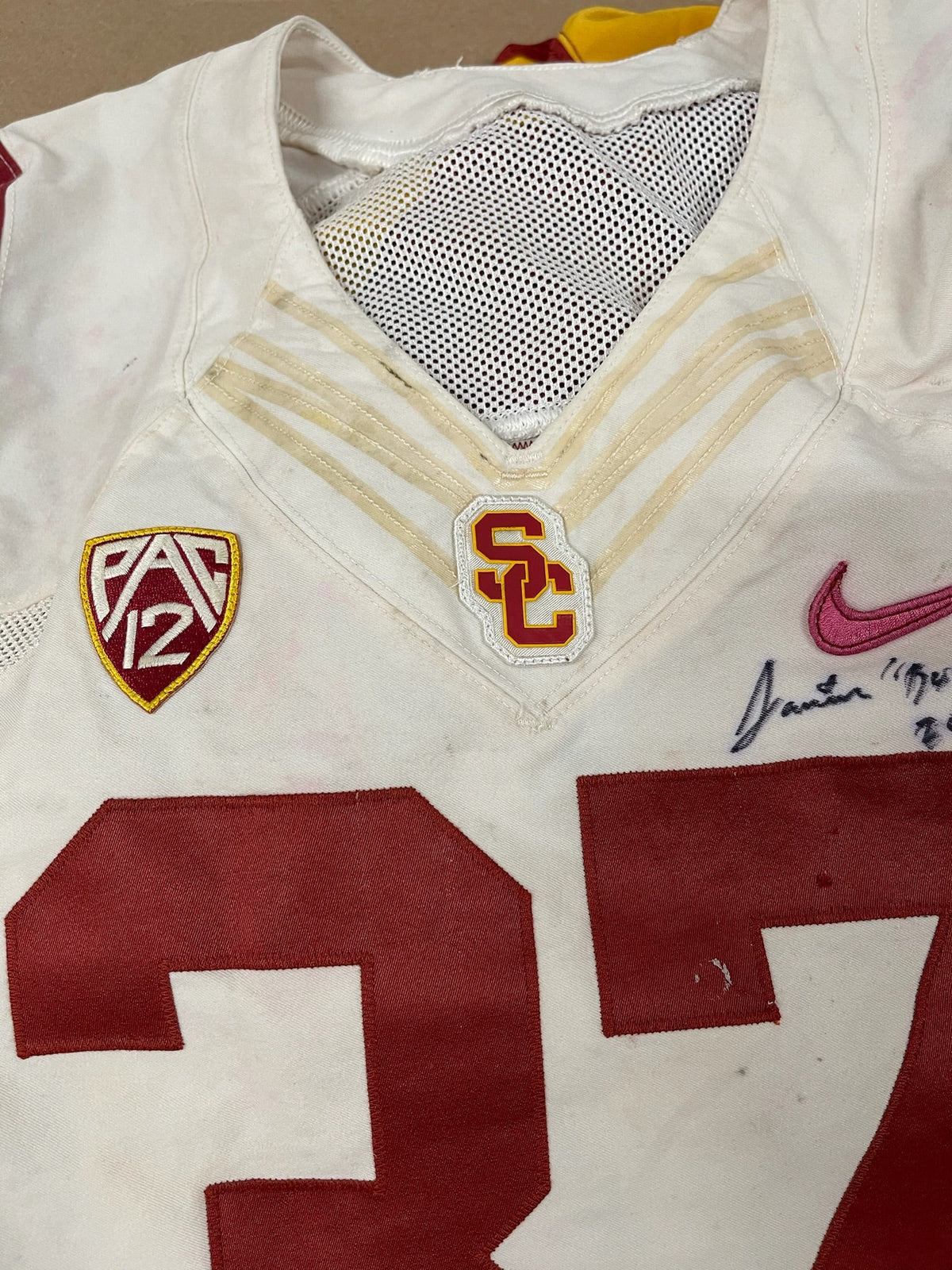 Buck Allen Signed Game Worn USC Trojans Football Jersey