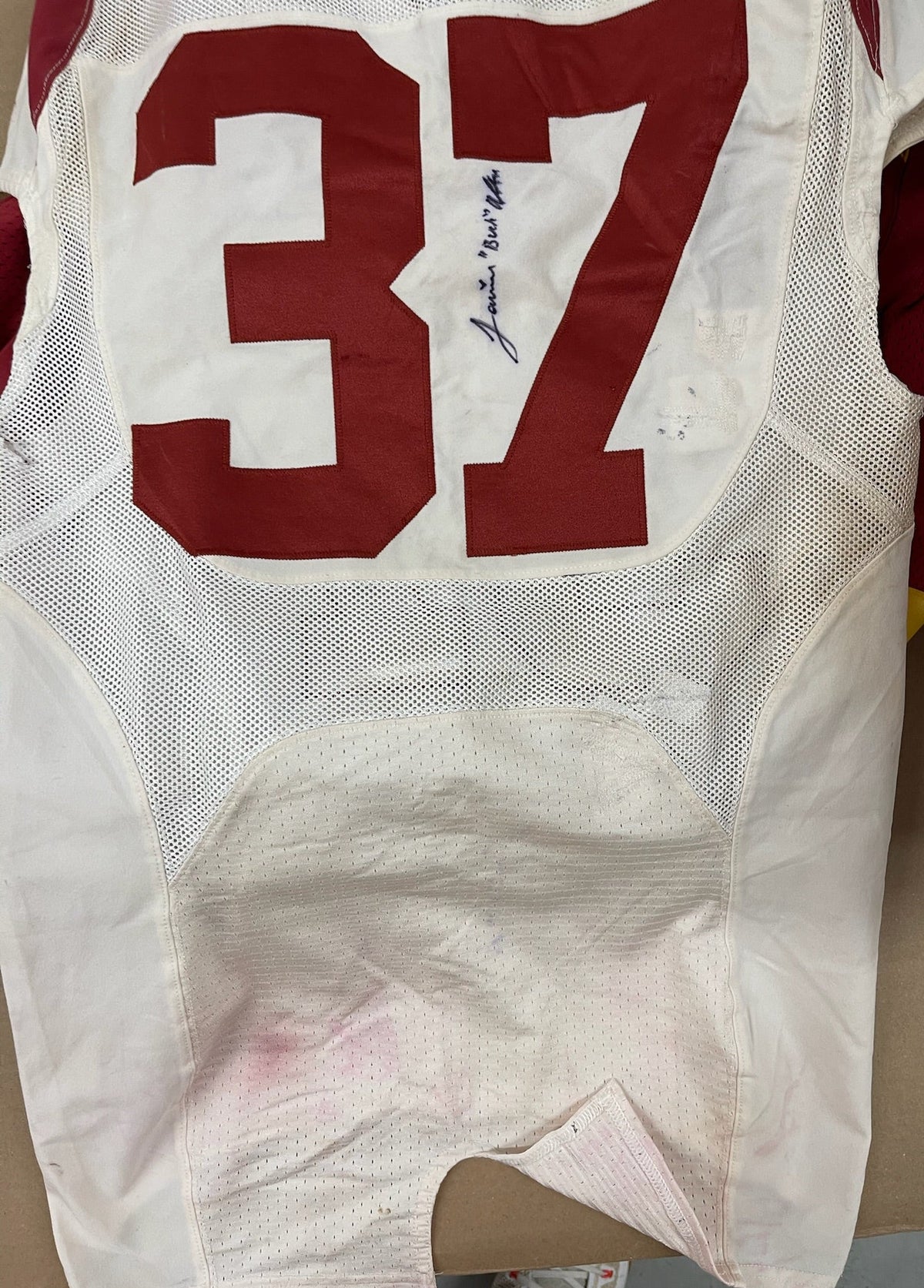 Buck Allen Signed Game Worn USC Trojans Football Jersey