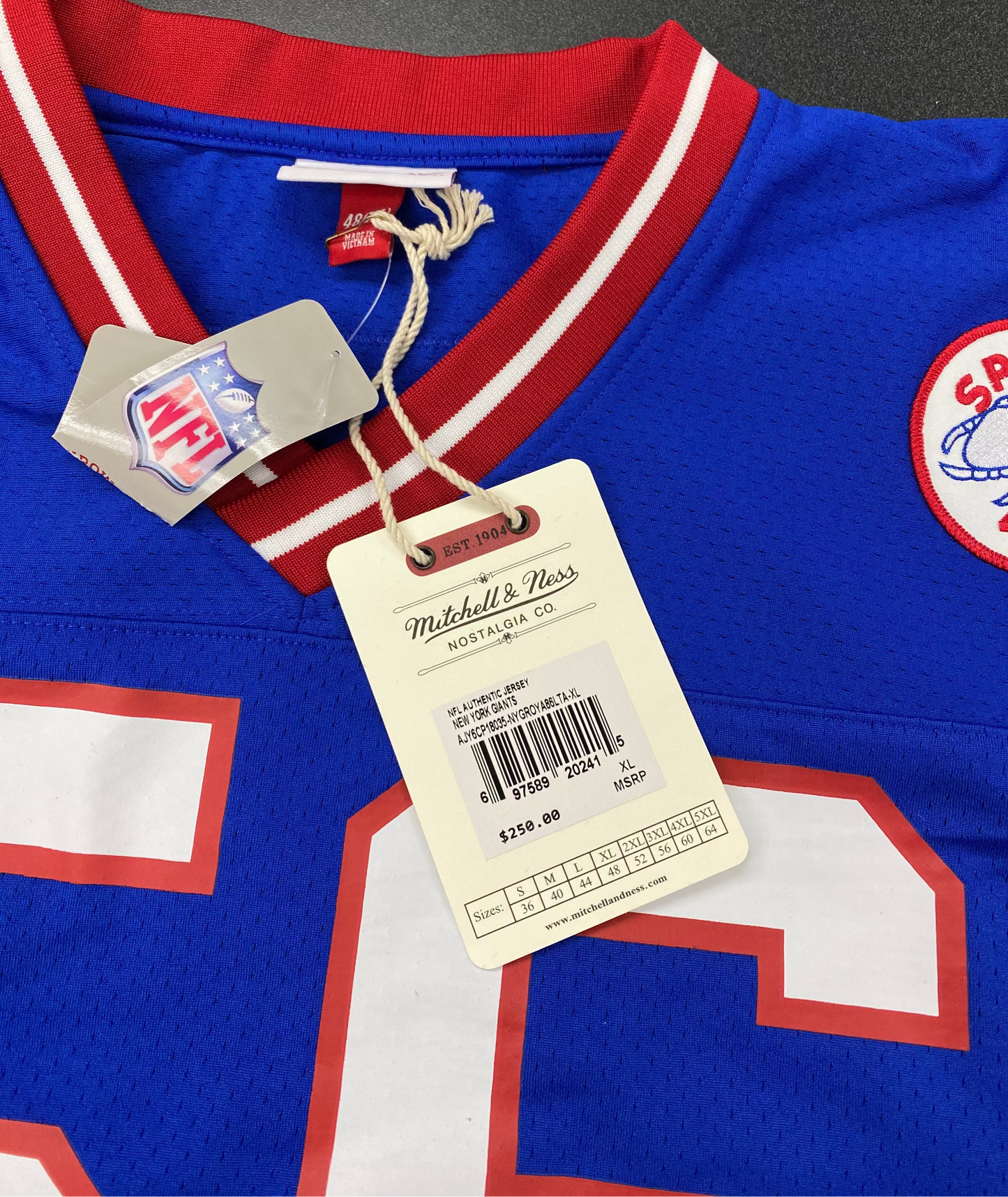 Lawrence Taylor Signed and Inscribed Giants Jersey