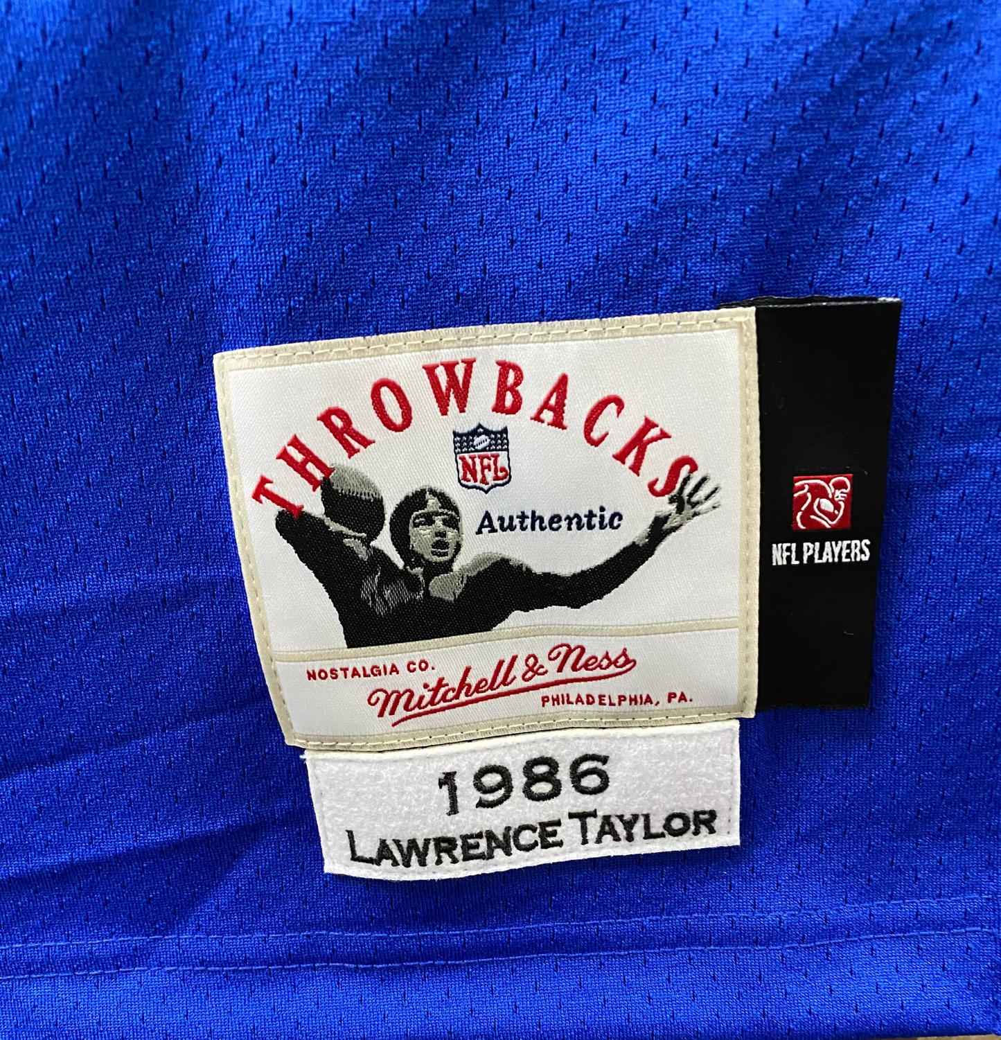 Lawrence Taylor Signed and Inscribed Giants Jersey