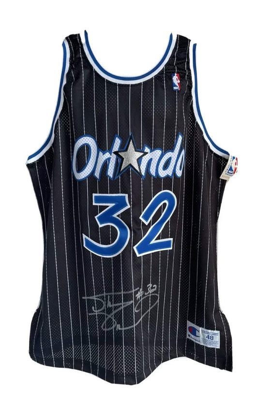 Shaquille O'Neal Signed Orlando Magic Champion Jersey