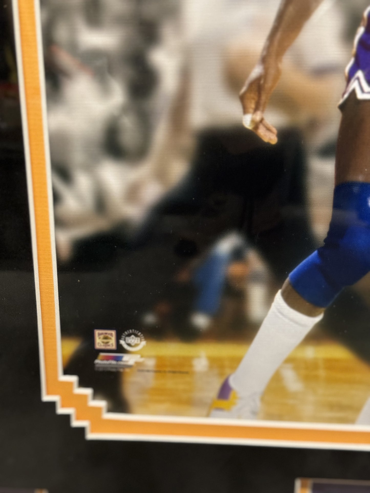 Michael Jordan and Magic Johnson Signed and Framed 20x24 Photo