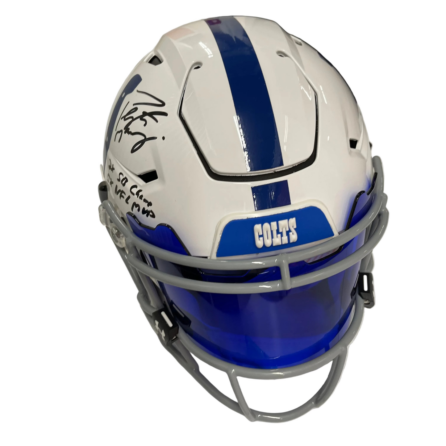 Peyton Manning Signed Speed Flex with 2 Inscriptions
