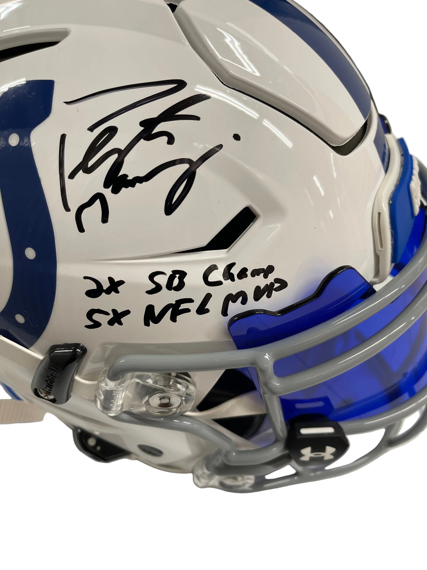 Peyton Manning Signed Speed Flex with 2 Inscriptions